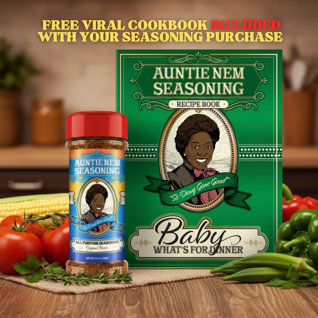 Auntie Nem Signature Seasoning Large Bottle / w Free Viral Recipe Book