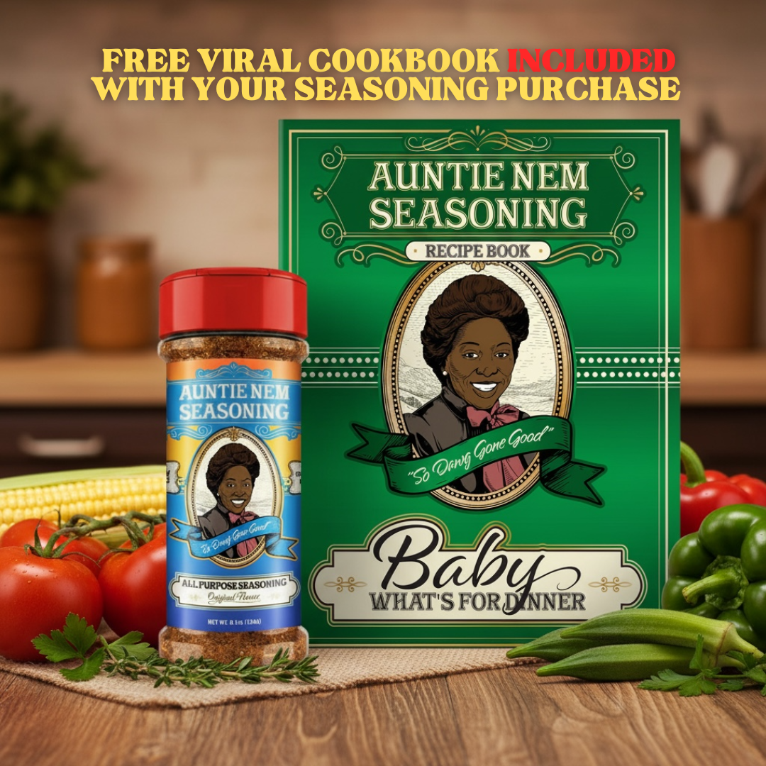 Auntie Nem Signature Seasoning Large Bottle / w Free Viral Recipe Book